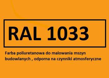 Farba poliuretanowa do maszyn budowlanych Farba poliuretanowa do maszyn budowlanych