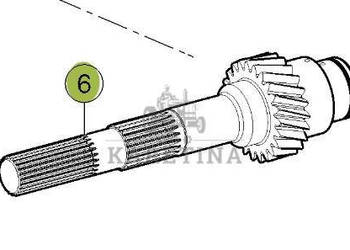 Claas Axion 870 Wałek Przekładni Skrzyni Biegów 0011657900 00 1165 790 0