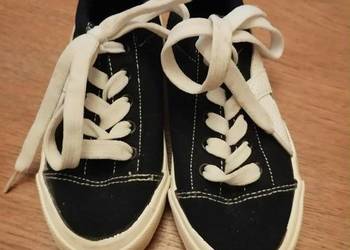 Czarno - białe trampki