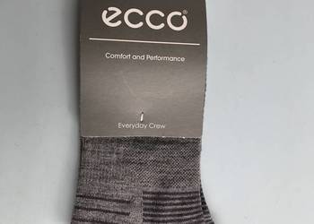 Skarpety ECCO EVERYDAY CREW SOCK r.39-41 Nowe Wełna Merino 42-47 szare 47zł