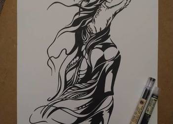 Rysunek: od tyłu 3 - cienk - blok t. A4 250 g/m2