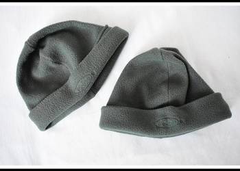 Polarowa czapka 2 sztuki  khaki Vobro obwód ok 52 cm