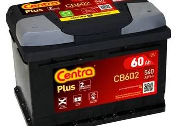 Akumulator 60Ah 540A Centra PLUS CB602 DARMOWY DOWÓZ
