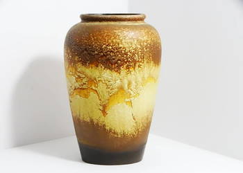 Wazon ceramiczny artystyczny – ręcznie szkliwiony – 30 cm