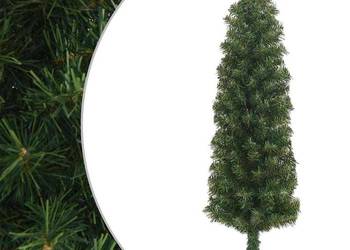 vidaXL Smukła sztuczna choinka ze stojakiem, zielona, 150 cm(SKU:320949)