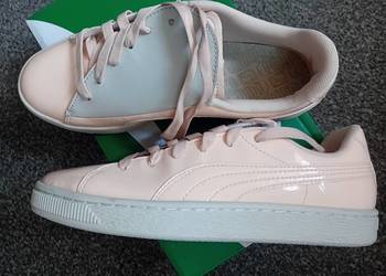 Nowe damskie byty Puma Basket Heart Patent lakierowane r 37,5