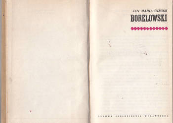 (01896) BORELOWSKI – JAN MARIA GISGES