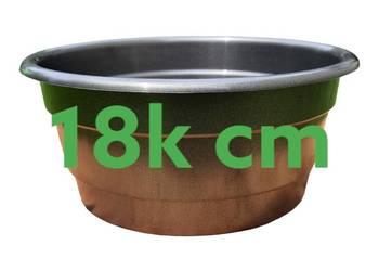Doniczka MISA 18CM K do stroika WYSYŁKA , misa na grób