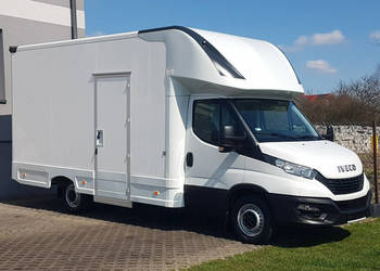 Iveco Daily KONTENER NISKOPODŁOGOWY 4,43x2,23x2,42 SKLEP BAR FOODTRUCK KAM…