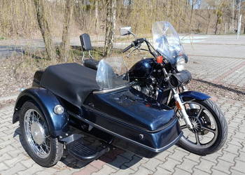 Honda VT700 z wózkiem bocznym [filmik]