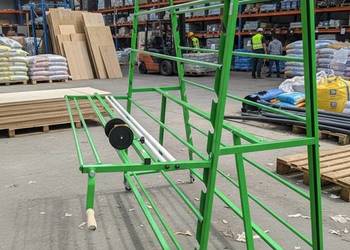 Folia ogrodnicza odmierzanie, cięcie, zwijanie