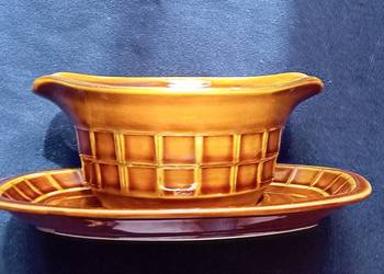 Sosjerka Pruszków, wzór Sylwia / Kratka, złocona. PRL.