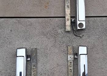 klamki chrom prawa lewa przód,  tylna lewa bmw e23