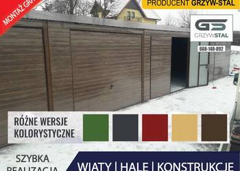 GARAŻ BLASZANY -ORZECH -Garaże Blaszane -Magazyn Rolniczy -GRZYWSTAL