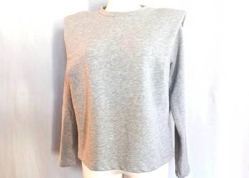 Bluza szara damska r. 38 Szerokie Ramiona NOWA
