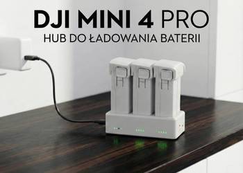 DJI Mini 4 Pro Hub do szeregowania ładowania baterii.