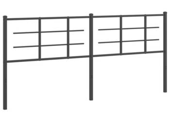 Metalowe wezgłowie czarne 193 cm WM-355598