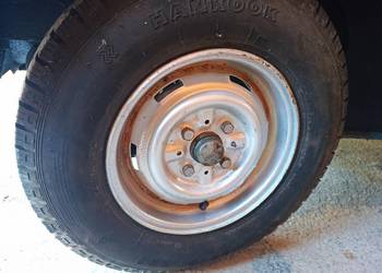 2 szt Koła opony przyczepka laweta wzmacniane Hankook