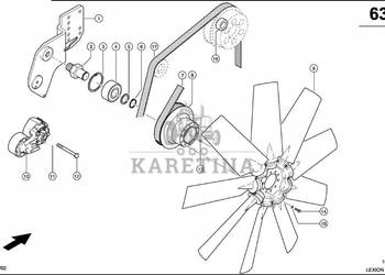 Claas Lexion 560 ROTOR 0006683801 (Napęd wentylatora)