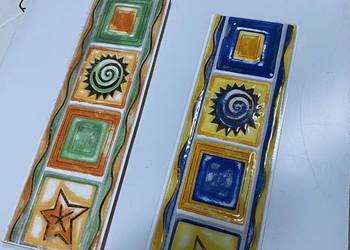 dekor ścienny dekoracja 8x25 cm listwy łazienkowo kuchenne