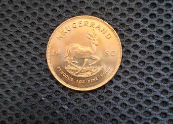 Moneta krugerrand 1 uncja rok 1980