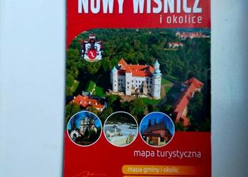 Mapa turystyczna Gmina Nowy Wiśnicz i okolice 1:30000