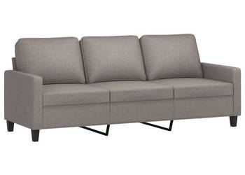 Sofa 3-osobowa kolor taupe 180 cm tapicerowana tkaniną WM-359178