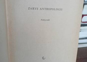 Zarys antropologii książki wysyłka gratis Trójmiasto podręczniki Gdańsk
