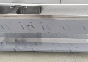 Zlew gastronomiczny 2-komorowy 200x55x85