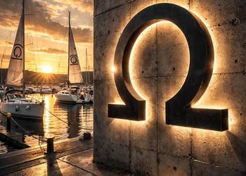 Żagiel turystyczny grot do łódki Omega . ELO Żaglownia Mazurska