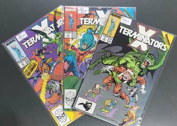 X-Terminators - 3 oryginalne komiksy Marvel USA 1988 rok