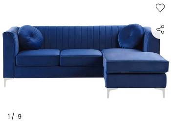 Nowy narożnik welurowy Timra Beliani