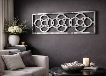 Panel lustrzany obraz glamour ścienny dekor lustro 120x40