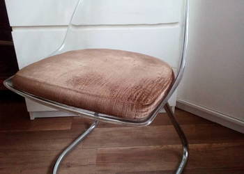 Krzesło vintage transparentne