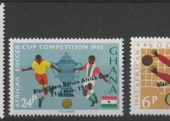 GHANA - PIŁKA NOŻNA PUCHAR - 1965 - CZYSTE **