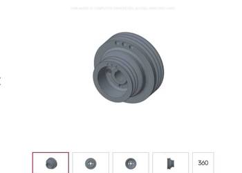Koło pasowe 87281239 CASE 9230, 9240, 7010, 7120, 9010, AFX8010, 7230, 7240