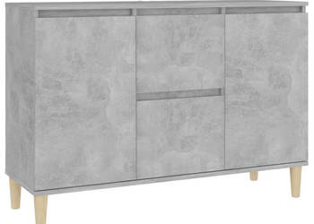 Szafka szarość betonu 101x35x70 cm materiał drewnopochodny WM-806107