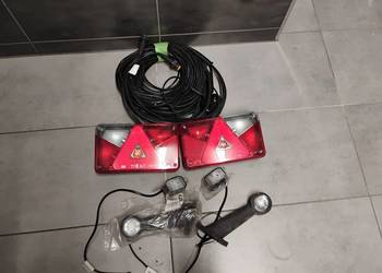 Kompletny zestaw lamp do przyczepki samochodowej lub lawety firmy Aspock