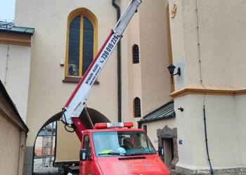 Usługi podnośnikiem koszowym zwyżka podnośnik koszowy wynajem 16-27m