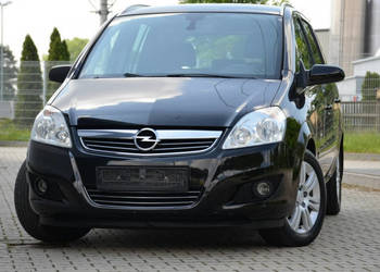 Opel Zafira Czarna Cosmo Opłacona 1.8i Lift Serwis Skóra 100%Org.lakier! B…