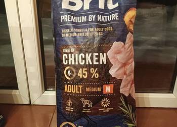 15kg karma sucha BRIT z kurczakiem Medium. Zabawka GRATIS!