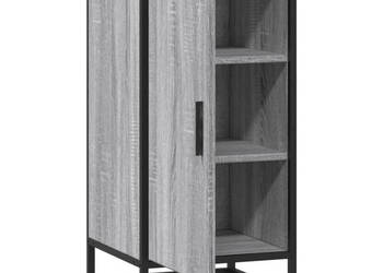 Szafka szary dąb sonoma 355x35x76 cm materiał drewnopochodny WM-848942