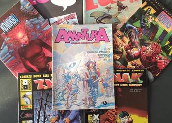 Czas Komiksu, Fan, Awantura, Znak - 5 magazynów komiksowych