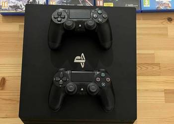 PlayStation 4 Pro 1Tb + 7216B + 4Gry+ 2Pady - Stan Bardzo Dobry!Warszawa