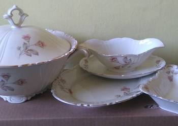 Piękny komplet porcelana Tiefenfurt waza półmisek salaterka