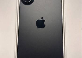 iphone 16 128gb czarny 100% kondycji