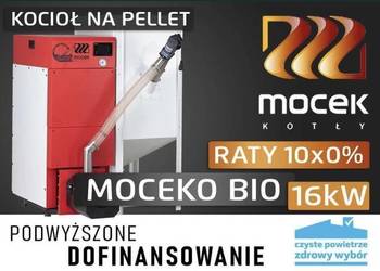 Kocioł na pellet,  Mocek 16kW, piec na dotacje 5 klasa Lista ZUM