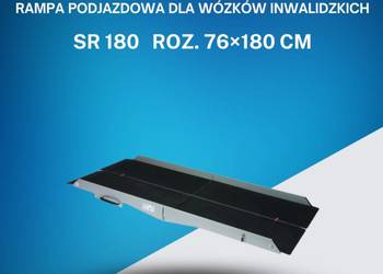 Rampa podjazdowa do wózków inwalidzkich SR180 roz. 76×180 cm