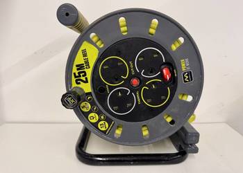 Przedłużacz 25m na bębnie bębnowy 3 x 1.25 angielski przewód kabel