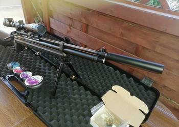 Wiatrówka Hatsan AT44 S-10 5,5 mm stan igła cały zestaw.